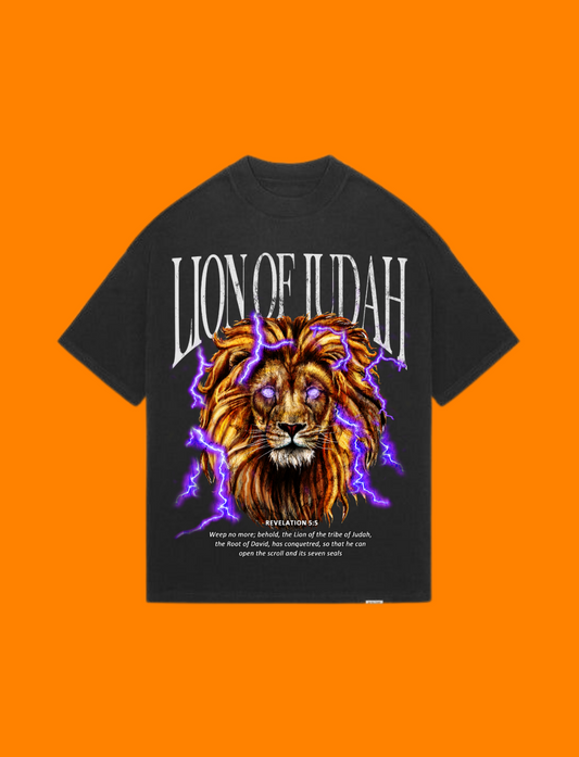 Lion of Judah Color Print T-Shirt