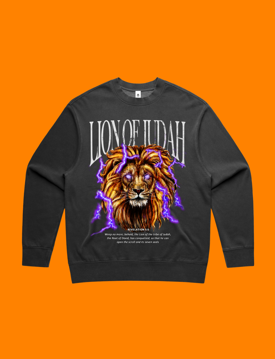 Lion of Judah Colour Print Crewneck