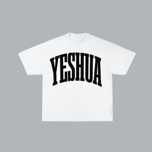 Yeshua Black on White Tshirt