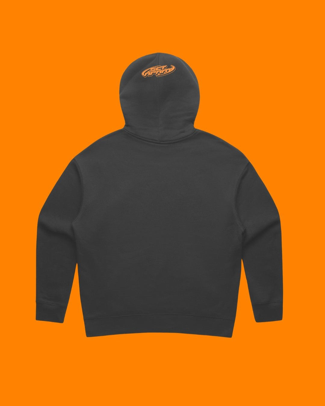 Set Apart Orange on Charcoal Hoodie