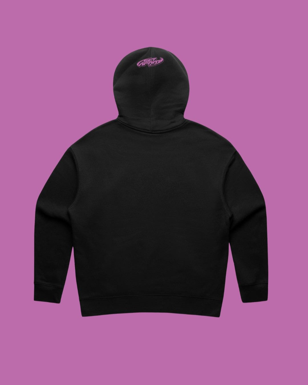 Set Apart Lilac Purple on Black Zip Hoodie