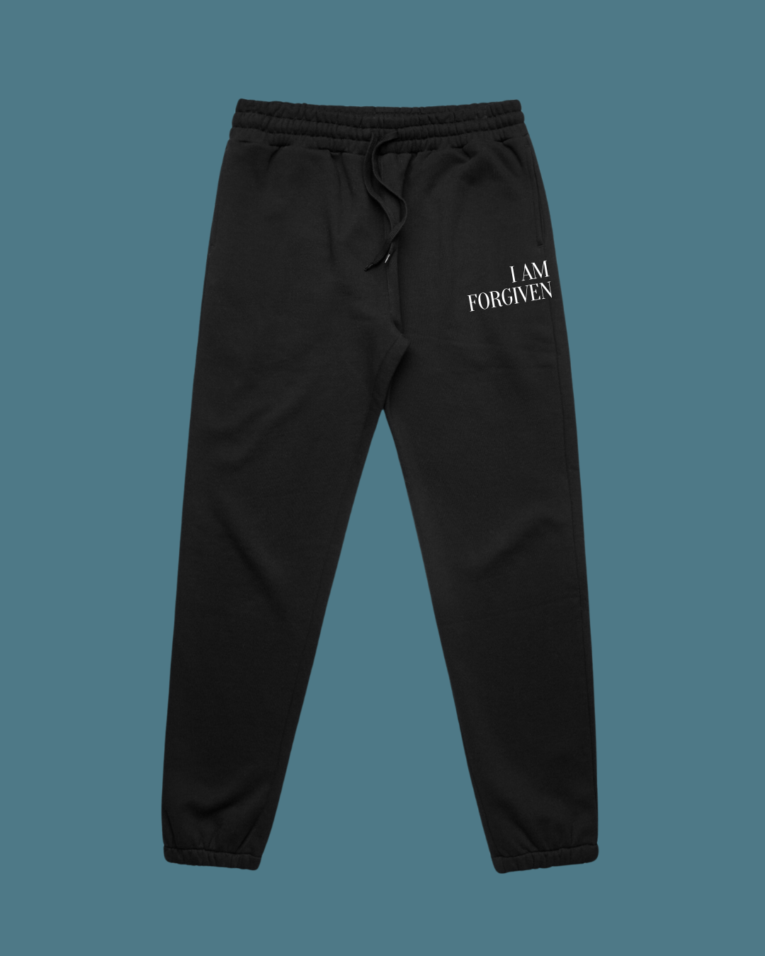 Forgiven Black Track Pants