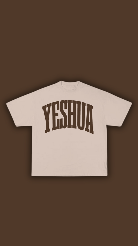 Yeshua Brown on Beige Tshirt