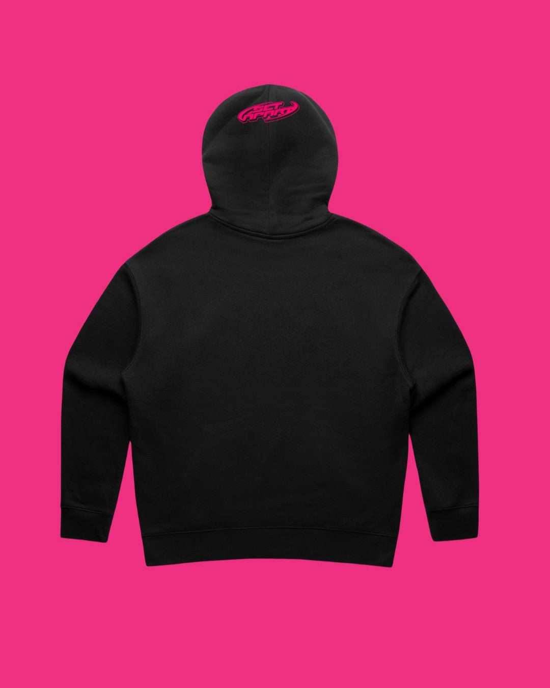 Set Apart Pink on Black Hoodie