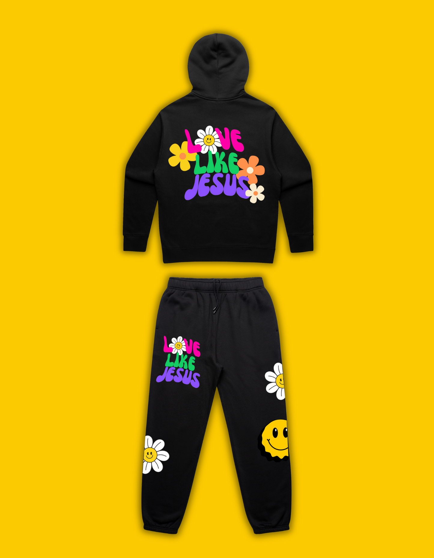 Love like Jesus Black Tracksuit