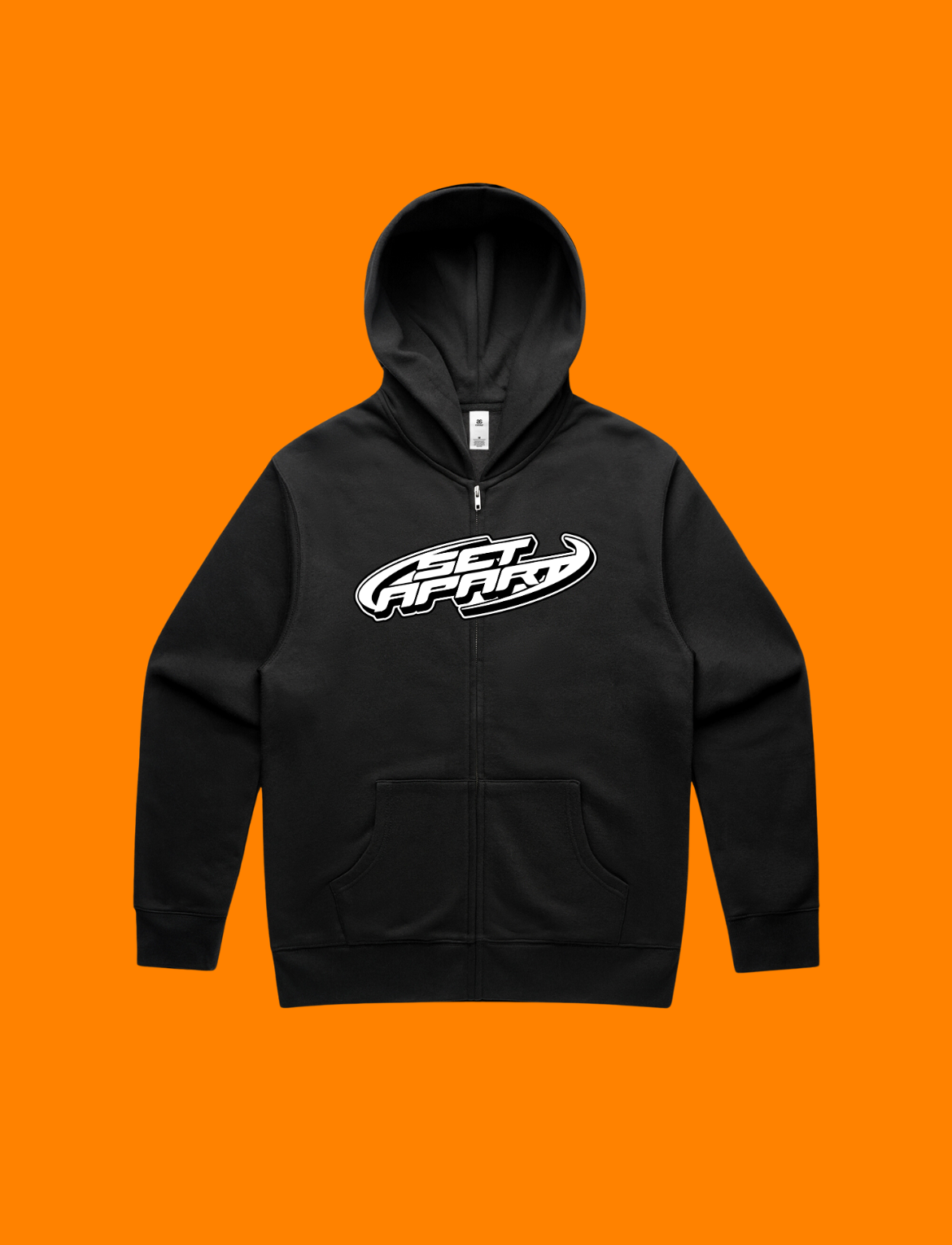 Set Apart Black Zip Hoodie