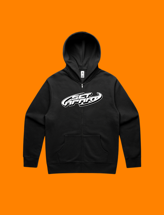 Set Apart Black Zip Hoodie