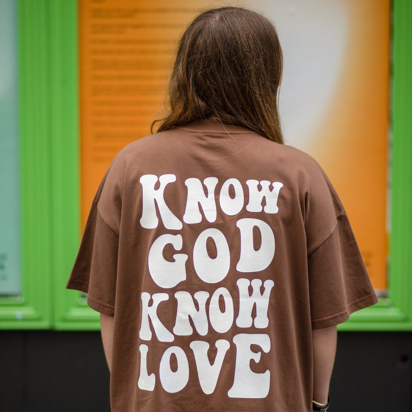 1409 Know God Know Love Brown T-Shirt