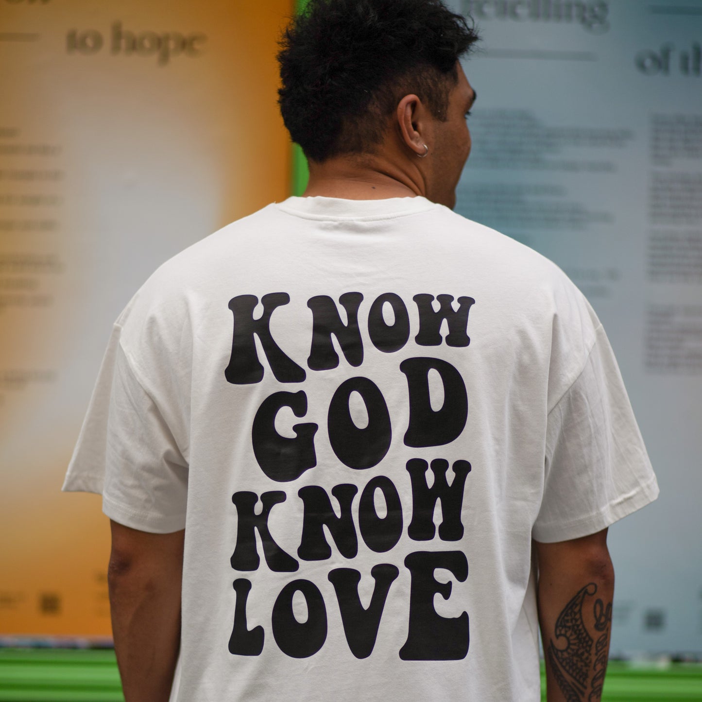 1409 Know God Know Love White T-Shirt